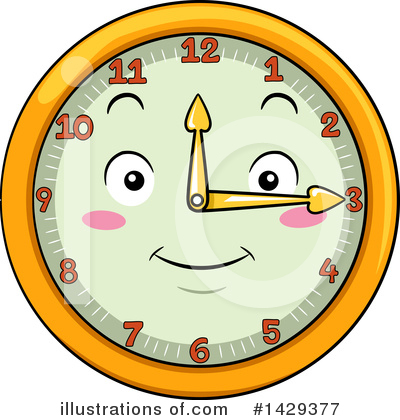 Royalty-Free (RF) Clock Clipart Illustration by BNP Design Studio - Stock Sample #1429377