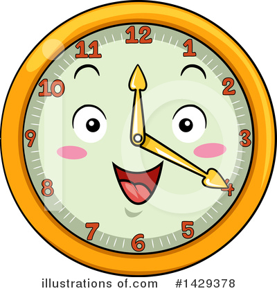 Royalty-Free (RF) Clock Clipart Illustration by BNP Design Studio - Stock Sample #1429378