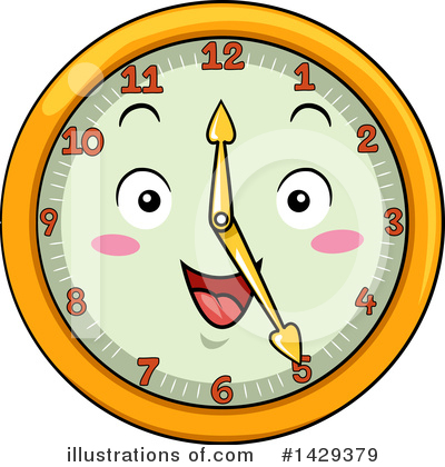 Royalty-Free (RF) Clock Clipart Illustration by BNP Design Studio - Stock Sample #1429379
