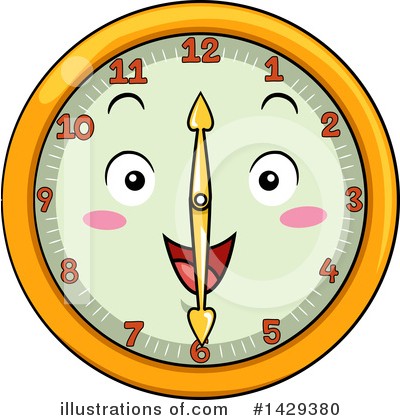 Royalty-Free (RF) Clock Clipart Illustration by BNP Design Studio - Stock Sample #1429380