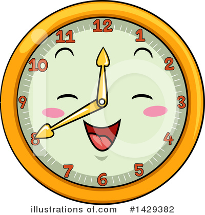 Royalty-Free (RF) Clock Clipart Illustration by BNP Design Studio - Stock Sample #1429382