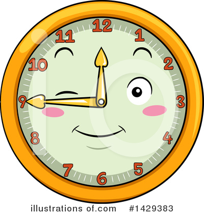 Royalty-Free (RF) Clock Clipart Illustration by BNP Design Studio - Stock Sample #1429383