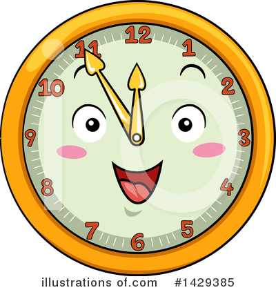 Royalty-Free (RF) Clock Clipart Illustration by BNP Design Studio - Stock Sample #1429385