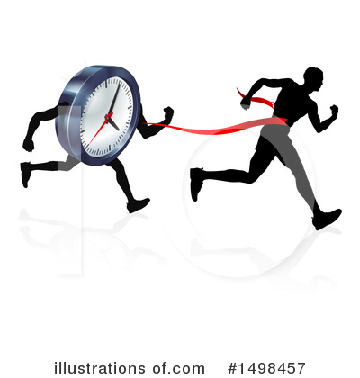Runners Clipart #1498457 by AtStockIllustration
