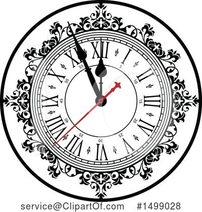 Royalty-Free (RF) Clock Clipart Illustration by dero - Stock Sample #1499028