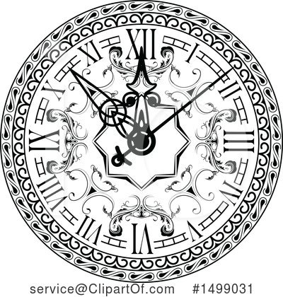 Royalty-Free (RF) Clock Clipart Illustration by dero - Stock Sample #1499031