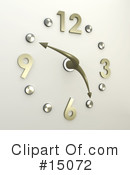 Clock Clipart #15072 by 3poD