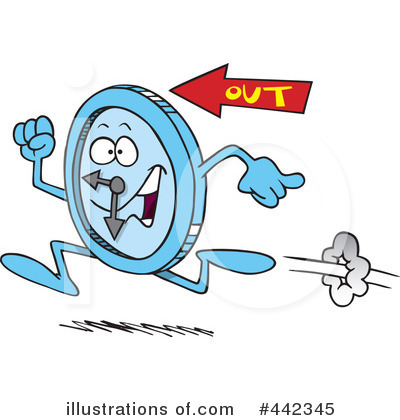 Clock Clipart #442345 by toonaday