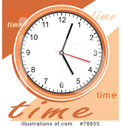 Royalty-Free (RF) Clock Clipart Illustration by Prawny - Stock Sample #78655