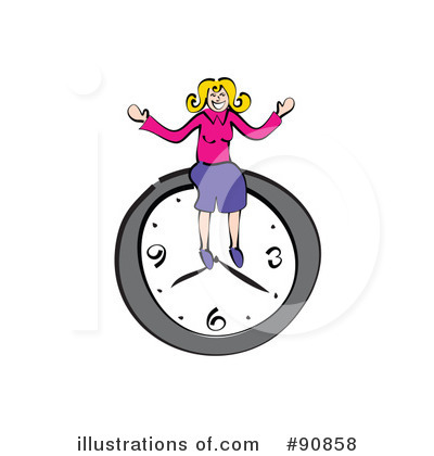 Royalty-Free (RF) Clock Clipart Illustration by Prawny - Stock Sample #90858