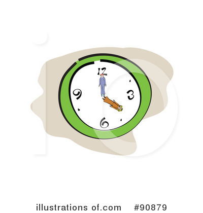 Royalty-Free (RF) Clock Clipart Illustration by Prawny - Stock Sample #90879