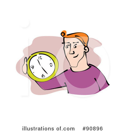Royalty-Free (RF) Clock Clipart Illustration by Prawny - Stock Sample #90896