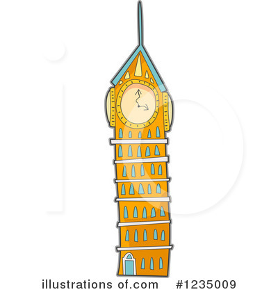 Clock Tower Clipart #1235009 by BNP Design Studio