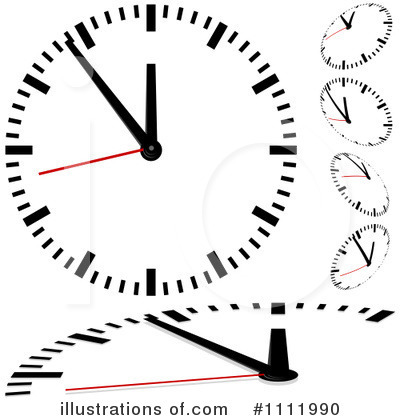 Royalty-Free (RF) Clocks Clipart Illustration by dero - Stock Sample #1111990