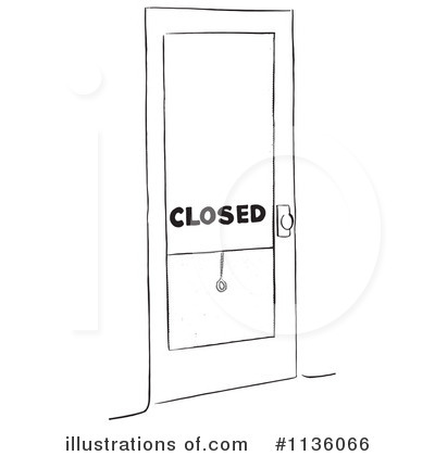 Royalty-Free (RF) Closed Clipart Illustration by Picsburg - Stock Sample #1136066
