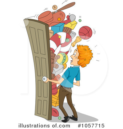 Royalty-Free (RF) Closet Clipart Illustration by BNP Design Studio - Stock Sample #1057715