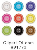 Clothes Buttons Clipart #91773 by michaeltravers
