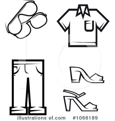 Royalty-Free (RF) Clothes Clipart Illustration by Vector Tradition SM - Stock Sample #1066189