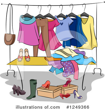 Royalty-Free (RF) Clothes Clipart Illustration by BNP Design Studio - Stock Sample #1249366