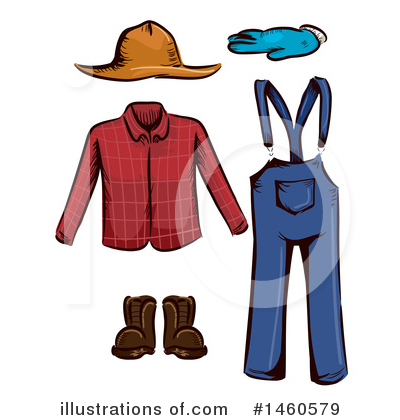 Royalty-Free (RF) Clothes Clipart Illustration by BNP Design Studio - Stock Sample #1460579