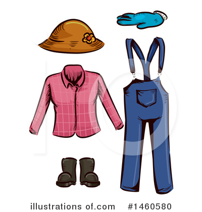 Royalty-Free (RF) Clothes Clipart Illustration by BNP Design Studio - Stock Sample #1460580