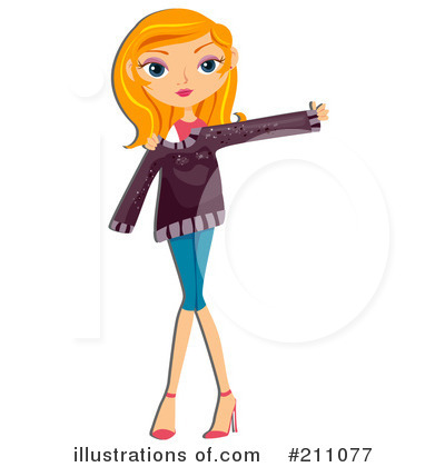 Royalty-Free (RF) Clothes Clipart Illustration by BNP Design Studio - Stock Sample #211077