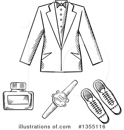 Royalty-Free (RF) Clothing Clipart Illustration by Vector Tradition SM - Stock Sample #1355116