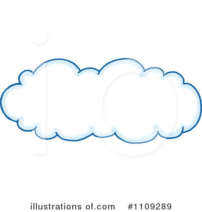 Royalty-Free (RF) Cloud Clipart Illustration by LaffToon - Stock Sample #1109289