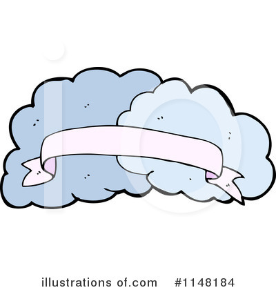 Royalty-Free (RF) Cloud Clipart Illustration by lineartestpilot - Stock Sample #1148184