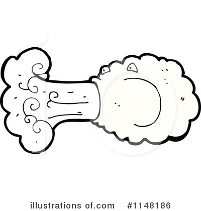 Royalty-Free (RF) Cloud Clipart Illustration by lineartestpilot - Stock Sample #1148186
