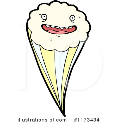 Royalty-Free (RF) Cloud Clipart Illustration by lineartestpilot - Stock Sample #1173434