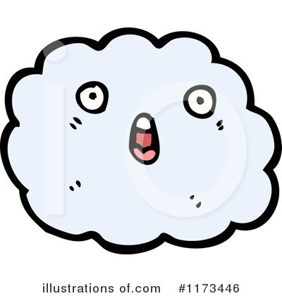 Royalty-Free (RF) Cloud Clipart Illustration by lineartestpilot - Stock Sample #1173446