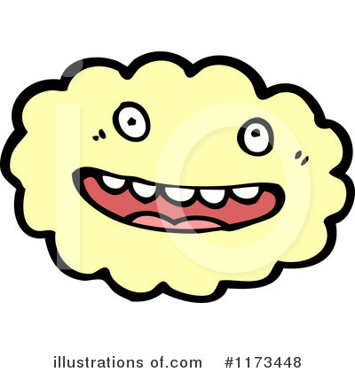 Royalty-Free (RF) Cloud Clipart Illustration by lineartestpilot - Stock Sample #1173448