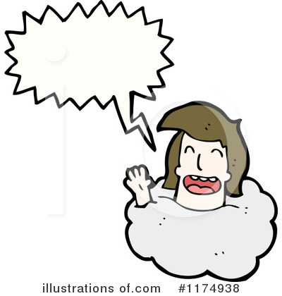 Royalty-Free (RF) Cloud Clipart Illustration by lineartestpilot - Stock Sample #1174938
