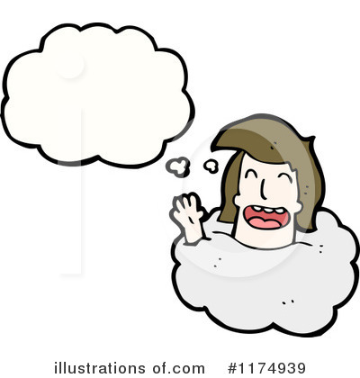Royalty-Free (RF) Cloud Clipart Illustration by lineartestpilot - Stock Sample #1174939