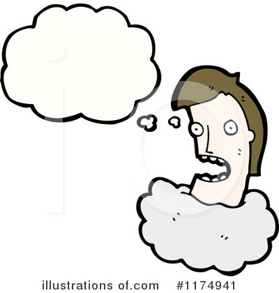 Royalty-Free (RF) Cloud Clipart Illustration by lineartestpilot - Stock Sample #1174941