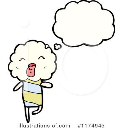 Royalty-Free (RF) Cloud Clipart Illustration by lineartestpilot - Stock Sample #1174945