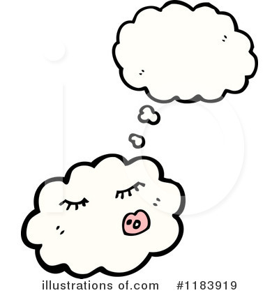 Royalty-Free (RF) Cloud Clipart Illustration by lineartestpilot - Stock Sample #1183919