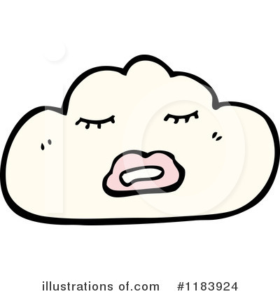 Royalty-Free (RF) Cloud Clipart Illustration by lineartestpilot - Stock Sample #1183924