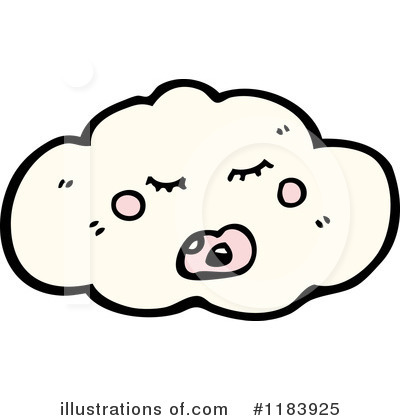 Royalty-Free (RF) Cloud Clipart Illustration by lineartestpilot - Stock Sample #1183925
