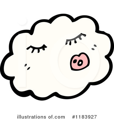 Royalty-Free (RF) Cloud Clipart Illustration by lineartestpilot - Stock Sample #1183927