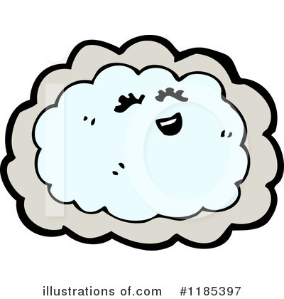 Royalty-Free (RF) Cloud Clipart Illustration by lineartestpilot - Stock Sample #1185397