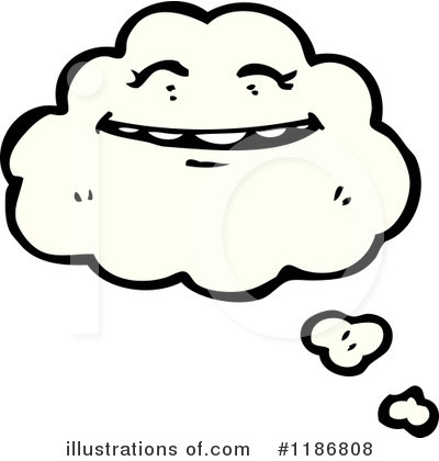 Royalty-Free (RF) Cloud Clipart Illustration by lineartestpilot - Stock Sample #1186808