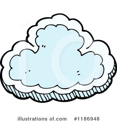 Royalty-Free (RF) Cloud Clipart Illustration by lineartestpilot - Stock Sample #1186948