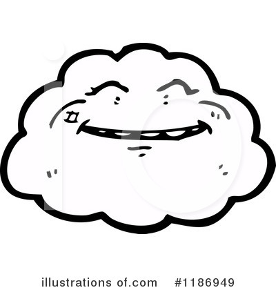 Royalty-Free (RF) Cloud Clipart Illustration by lineartestpilot - Stock Sample #1186949