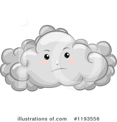 Cloud Character Clipart #1193556 by BNP Design Studio