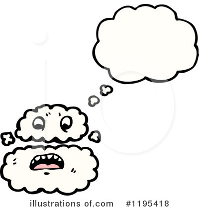 Royalty-Free (RF) Cloud Clipart Illustration by lineartestpilot - Stock Sample #1195418
