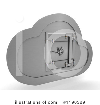 Royalty-Free (RF) Cloud Clipart Illustration by KJ Pargeter - Stock Sample #1196329