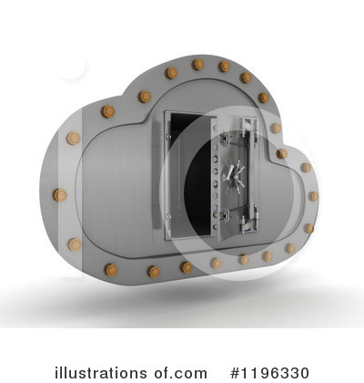 Royalty-Free (RF) Cloud Clipart Illustration by KJ Pargeter - Stock Sample #1196330