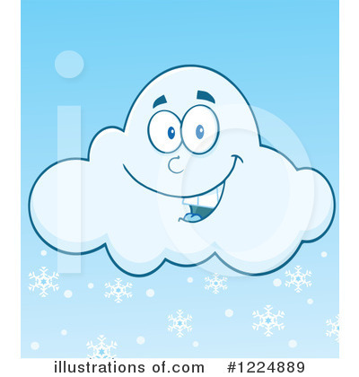 Royalty-Free (RF) Cloud Clipart Illustration by Hit Toon - Stock Sample #1224889